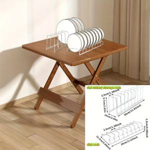 TEMU 2개 세트(식기 건조대+트레이 홀더) - 8개의 그릇+8개의 접시 보관 가능, 주방 및 캐비닛에 완벽, 공간 절약, 다목적 보관 - 접시/그릇/컵/뚜껑/도마/주걱, 필수 가정용품, 캐비닛 스토리지,다목적 정리함,기능적 저장,접시 홀더,그릇 정리대,작은 주방,아파트 생활