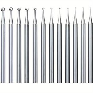 TEMU 12개입 고강도 합금 금속 볼 버 세트 - 3/32