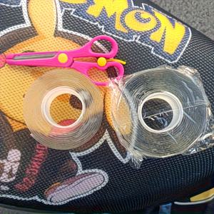 TEMU 2팩: 5m 길이, 5cm 폭, 두꺼운 양면 테이프 - 초박형 투명 나노 접착제, 강한 결합, 방수 및 습기 방지, 높은 점도, 가정, 사무실 및 자동차 사용, 공예용 투명 테이프, 투명 테이프 롤, 투명 테이프 1개, 스크랩북 용품, 저널링 용품