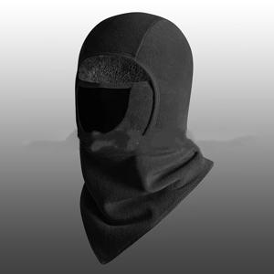 TEMU 1개 튼튼한 방풍 얼굴 마스크 모자, 목 따뜻이 & 귀 보호 - 두꺼운 폴리에스터 섬유, 전체 커버리지 겨울 스키, 사이클링, 런닝, 낚시 - 세탁기 사용 가능한 남녀공용 블랙 아웃도어 장비, 남녀를 위한 이상적인 휴일 선물