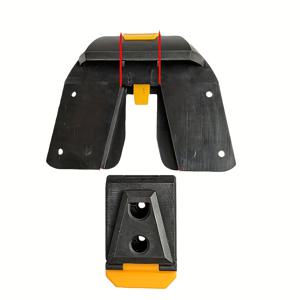 TEMU 1 안전 잠금 메커니즘 포함 헤비듀티 퀵 릴리스 도구 벨트 클립 - 내구성 있는 ABS 플라스틱 허리 클립, 남녀 공용 전문가용 블랙 & 옐로우 디자인, 공구 및 장비용, 견고한 구조, 야외 작업용, 강화된 클립, 고품질 플라스틱, 건설 노동자, 전술 총 홀스터, 총 홀스터 벨트, 남성용 도구 벨트