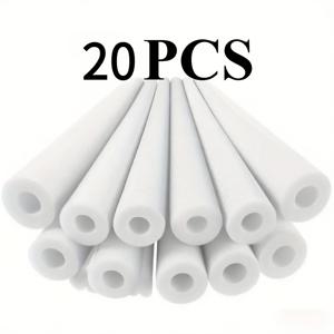 TEMU 20/10/5개 공예용 폼 튜브 - 수업, DIY 장식, 가정 생일 파티에 이상적. 대량 수영장 난간 보호, 수영장 훈련 장비 액세서리, 수중 운동 도구, 다목적 내구성 빠른 건조 소재, 가벼운 무독성 스포츠 보조 도구, 가정용, 홈 피트니스 사용자, 겨울 야외 파이프, 스프링클러, 온수기 파이프 동결 보호에 적합