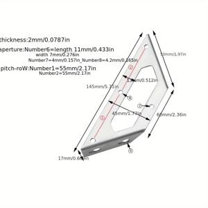 TEMU 10개 튼튼한 스테인리스 스틸 코너 브래킷 (40개 장착 나사 포함), 내구성 좋은 스테인리스 스틸, 캐비닛 및 선반용 다기능 안전 고정, 산업용 하드웨어 액세서리, 가정 및 사무실 사용, 90° 각도 지지, 스크래치 방지