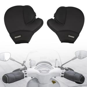 TEMU 모터사이클 핸들바 액세서리 범용 전기자전거 스쿠터 핸들바 장갑 야외 겨울 라이딩 장갑 방풍 보온 머프 스노모빌 핸들 그립 장갑, 추운 날씨 라이딩 보조기구,전기 스쿠터 액세서리,겨울용 핸들 머프,전체 손가락 커버리지,내구성 있는 방풍 구조,모험 라이더|전기자전거|전기스쿠터