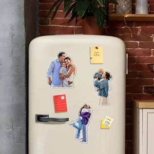 TEMU 1개/2개 맞춤형 사진 냉장고 자석 - 냉장고 & 마그네틱 보드용 개인화 사진 프레임, 내구성 있는 아크릴 사진 홀더 (최대 31.7mm 사진 호환) - 가족, 반려동물, 커플 사진 전시, 특별한 추억을 위한 이상적인 선물