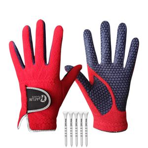 TEMU 1쌍 여성용 겨울 골프 장갑 & 하이킹 장갑 - 터치스크린 호환 추위 방지 장갑, 스마트폰 제어 기능, 레드/블랙/화이트 색상 옵션, 강화된 그립 & 손목 지지대, 골프, 스키, 야외 활동용 (손세탁 전용)