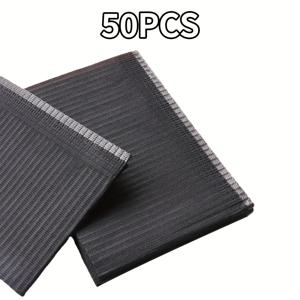 TEMU 단품 - 33.02cm x 45cm 3단 타투 테이블보 | 클린 패드, 위생적인 언더패드, 타투 패브릭 용품 포함, 블랙/핑크/블루 색상으로 제공