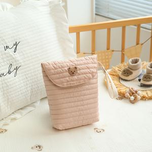 TEMU 1개 플로럴 기저귀 가방 - 스냅 잠금, 부드러운 쉘 디자인 & 엄마 & 아빠를 위한 포켓이 있는 가벼운 기저귀 보관 정리함, 세탁기 사용 가능, 혼합 색상, 여행 및 일상 사용에 적합, 기저귀 가방, 여행용 기저귀 가방, 재미있는 디자인