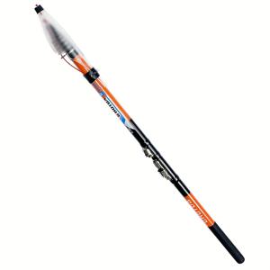 TEMU 1개 오렌지 장거리 캐스팅 로드, 카본 록 로드, 휴대용 텔레스코픽 낚싯대, 서프 낚싯대, 여행용 낚싯대, 8.86ft/11.81ft/14.76ft/17.71ft/20.67ft, 빠른 반응, 호수, 해변, 바위에 적합