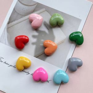 TEMU 8개 하트 모양 자석 냉장고 장식 - 파스텔 색상 (핑크, 블루, 그린, 옐로우, 오렌지, 레드, 퍼플, 화이트) - 냉장고, 화이트보드, 식기세척기용 자석 받침대 - 주방, 사무실, 가정 정리 - 귀여운 선물 아이디어, 냉장고 자석