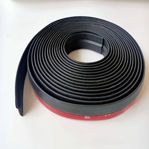 TEMU 10피트 차고 문 하단 씰 - 헤비듀티 고무 방수 씰, 레드 악센트, 대부분의 차고 문에 적합, 방풍 및 방수, 쉬운 설치, 내구성 및 유연한 디자인, 차고 문 씰, 방수 씰, 세련된 외관, 유연한 씰