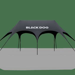 TEMU 블랙 독 블랙 독 캐노피 텐트 야외 그늘막 블랙 비닐 빠른 설치 캠핑 파티 캠핑 방풍 그늘 쉼터, 야외 캠핑 및 가족 모임에 적합|텐트