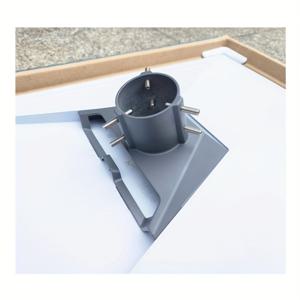 TEMU 스타링크 Gen 3 파이프 어댑터, 스타링크 Gen 3 마운트, 스타링크 폴 마운트, 내후성 알루미늄 합금, 스타링크 스탠다드 디쉬 V3 마운팅 키트, 위성 인터넷 설정,스타링크 설치,날씨에 강한 디자인,내구성 있는 구조,부식 방지,알루미늄 합금 마운트,파이프 마운트,스타링크 사용자