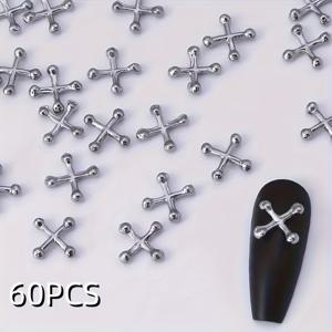 TEMU 시크한 기하학 네일 아트 키트, 60피스 할로윈 네일 , DIY 폰 케이스 및 네일 아트에 완벽, 축제 네일 디자인,창의적인 네일 장식,아티스틱 네일 데코,오래 지속되는 접착제,고품질 네일 스티커,장식용 ,뷰티 러버스,할로윈 파티 참석자들