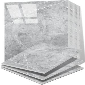 TEMU 50개 3D 마블 필 앤 스틱 벽 타일 - 방수, 방유, 스크래치 방지, 광택, 욕실, 주방, 홈 데코, 욕실 벽 타일, 현대적인 벽 타일, 간편 설치 타일, 자가 접착 비닐 패널