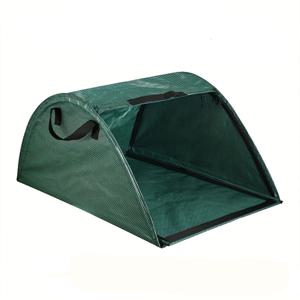 TEMU 100리터 정원 낙엽 봉투 1개, 재사용 가능한 정원 쓰레기 봉투, 낙엽, 잡초, 가지, 쓰레기 수집에 적합.