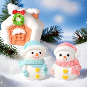 TEMU 3pcs 크리스마스 아트 데코 스타일 눈사람 커플과 집 레진 피규어 세트 - 다양한 방 타입에 적합, 카툰 크리스마스 데코, 휴일 테이블 데코, 완벽한 크리스마스 커플 데스크탑 데코 및 휴일 선물, 축제 디스플레이,기발한 디자인,상세한 조각