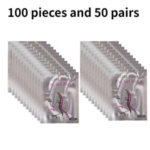 TEMU 100개입 속눈썹 연장 패치 50쌍, 상/하눈썹 연장 패치, 속눈썹 연장 패치 키트, 눈썹 연장 도구, 뷰티 및 개인 관리, 속눈썹 도구, 속눈썹 연장 도구, 속눈썹 스타일링 도구