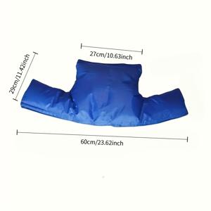 TEMU 양면 겨울 냉각계 커버 - 탈착식 단열 폴리에스터 실외 파이프 보호대, 60x29cm / 23.6x11.4인치, 고품질 내열성, 압력 진공 브레이커 및 백플로우 보호기, 가정 및 상업용으로 적합
