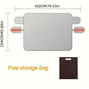 TEMU 헤비듀티 올웨더 자동차 & 창문 눈 방패 - 전면, 측면 창문 및 백미러용 - 다방향 보호, 방한 기능, 스크래치 방지, 프라이버시 - 겨울 운전, 폭설, 먼지, 이물질 차단 - SUV, 세단, 트럭 호환, 방한 차양,스크래치 방지 커버,강화된 보호,SUV용 드라이버,야외 여행자