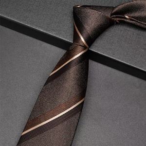 TEMU 남성용 딥 브라운 넥타이 1개 - 클래식 하운드스타치 패턴, 솔리드 브라운/회색-갈색/, 비즈니스, 결혼식, , 일상복을 위한 우아한 포멀 넥웨어 - 세련된 남성 액세서리, 웨딩 의상, 스타일리시한 디자인, 고품질 원단, 비즈니스 복장