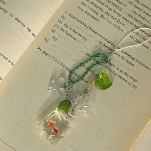 TEMU 핸드메이드 물고기 가방 폰참 - Y2K 감성 물고기 모양 키체인 주얼리, 여성용 귀여운 폰 액세서리, 물고기 비늘 참 & 링 모양 커넥터, 스마트폰 및 열쇠 호환 (전자제품 미포함)|키링|키링부자재