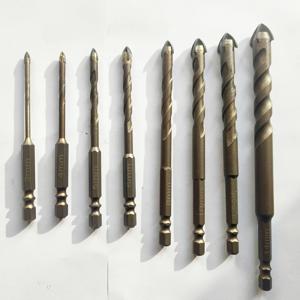 TEMU 8개 다기능 드릴 비트 세트 | 3-14mm | 텅스텐 스틸 삼각 포인트, 고경도, 타일, 콘크리트, 대리석, 나무, 금속 드릴링에 적합 - 십자 육각 생크, 타일 드릴링, 드릴링, 콘크리트 드릴링, 대리석 드릴링, 나무 드릴링