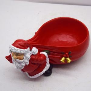 TEMU 레진 피규어 수납 상자 - 장식 가득한 배 / 야외 크리스마스 장식 및 선물 보관함, 썰매 모양 테이블탑, 벽난로, 창턱용 - 내구성 있는 휴일 장식 용기 (뚜껑 없음)