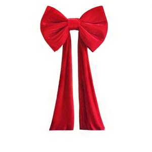 TEMU 1개 대형 고급 레드 & 핑크 보우 타이 파티 장식 | 50cm 실크 리본, 부드러운 매듭 | 생일, 결혼식, 크리스마스, 특별한 날에 이상적 | 축제 액세서리 | 우아한 축하 장식 | 웨딩 아치 장식 | 고품질