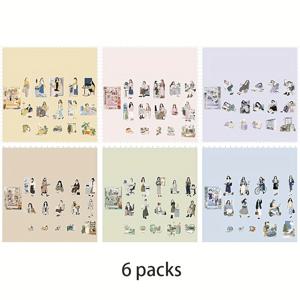 TEMU 90장 한국식 직장 & 커리어 스티커 - 플래너, 폰케이스, 다이어리용 - 오피스 라이프 테마, 승진, 동료 & 장식 - 여성을 위한 귀여운 스티커 컬렉션