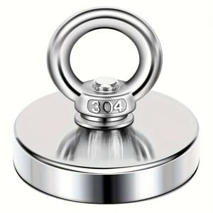 TEMU 31.75kg 고강도 금속 낚시 도구 세트, 폴리싱 스틸 소재 (indentation 및 볼트 링 포함), 강물 낚시 및 낚시용, 낚시 장비, 낚시 장비, 내구성 있는 구조