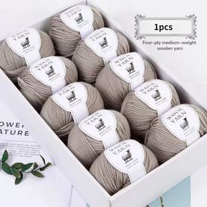 TEMU 대량 손으로 짠 100% 메리노 실 - DIY 및 코바늘 뜨개질, 스웨터, 스카프, 모자, 양말, 가디건용 부드럽고 보풀 없는 섬유 - 초보자용 손뜨개 실