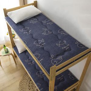 TEMU 수면매트리스 1인용 간이침대매트리스 접이식 바닥수면 2층침대매트 기숙사용 바닥매트 패션 프린트|간이침대