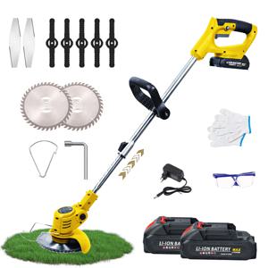 TEMU ocicc 예초기 무선 전기 충전식 , 배터리*2 포함트|예초기날