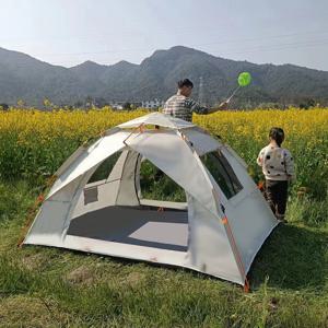 TEMU 4-5인용 자동 빠른 오픈 방수 원터치텐트 캠핑 텐트