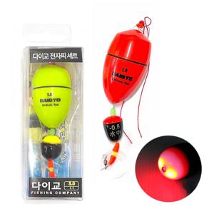 TEMU 낚시 구멍찌 찌낚시 채비 세트 바다 구멍 전자찌 b 0.5호 3호 찌세트