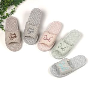 TEMU [] 3중쿠션 우아한 리본 층간소음방지 슬리퍼 코튼 면 실내화 쿠션 실내 슬리퍼