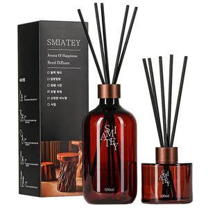 TEMU 스미어티 디퓨저 대용량 실내 방향제 리필액 선물 세트 500ml 호텔 목재