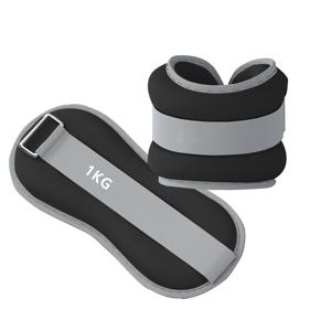 TEMU 1kg 중량밴드 스포츠 모래주머니 손목 발목 헬스용 블랙