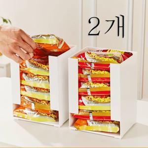 TEMU 【2개】 라면 정리함 다용도 수납 보관함