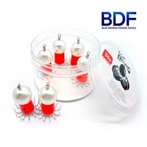 TEMU 청룡조구 12발 쭈꾸미 연질 애자 6개입 갑오징어 문어 채비 에자