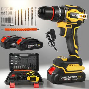 TEMU ocicc 다용도 무선 전동 드릴 가정용 전동드릴 세라믹 유리 목공 및 홈 개선 프로젝트에 이상적 목공용 무선 드릴 견고한 도구 디자인 내구성 있는 구조