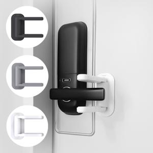 TEMU 모락 현관문 안전고리 방문 이중잠금장치 문 도어락 잠금장치 무타공 문걸쇠 자취