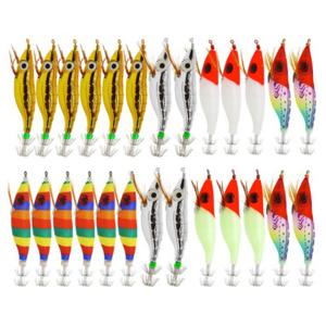 TEMU 터브화이 로얄피쉬 문어전용 에기 누드고추장 3p + 고추장 4p + 누드그린 3p + 색동이 6p + 금동이 6p + 은동이 4p 세트