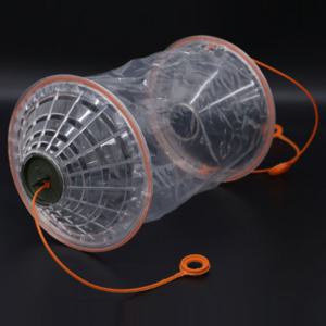 TEMU 휴대용 간편 휴가 계곡 낚시 접이식 비닐 어포기 통발