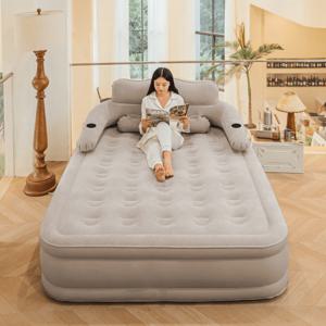 TEMU 원터치 에어 소파 베드 에어침대 에어매트 등받이 에어매트리스