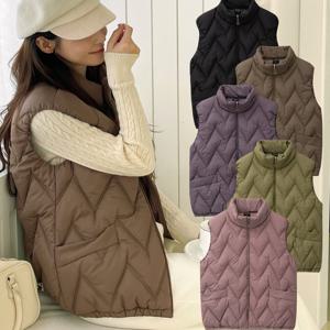TEMU 시노코 여성 웰론 경량패딩 조끼 여자 하이넥 패딩조끼