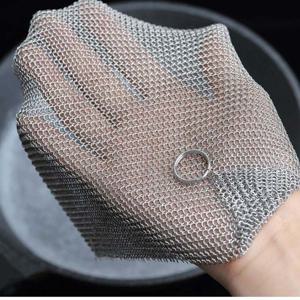 TEMU 스텐링 스테인리스 316 수세미 링망 10x10cm