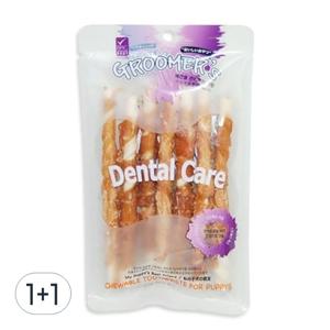 TEMU 1+1 강아지 간식 개껌 구루머 치킨말이 스틱껌 7p