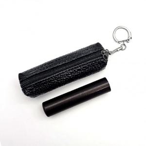 TEMU 인조가죽 도장함 도장지갑 케이스 도장집 고리형